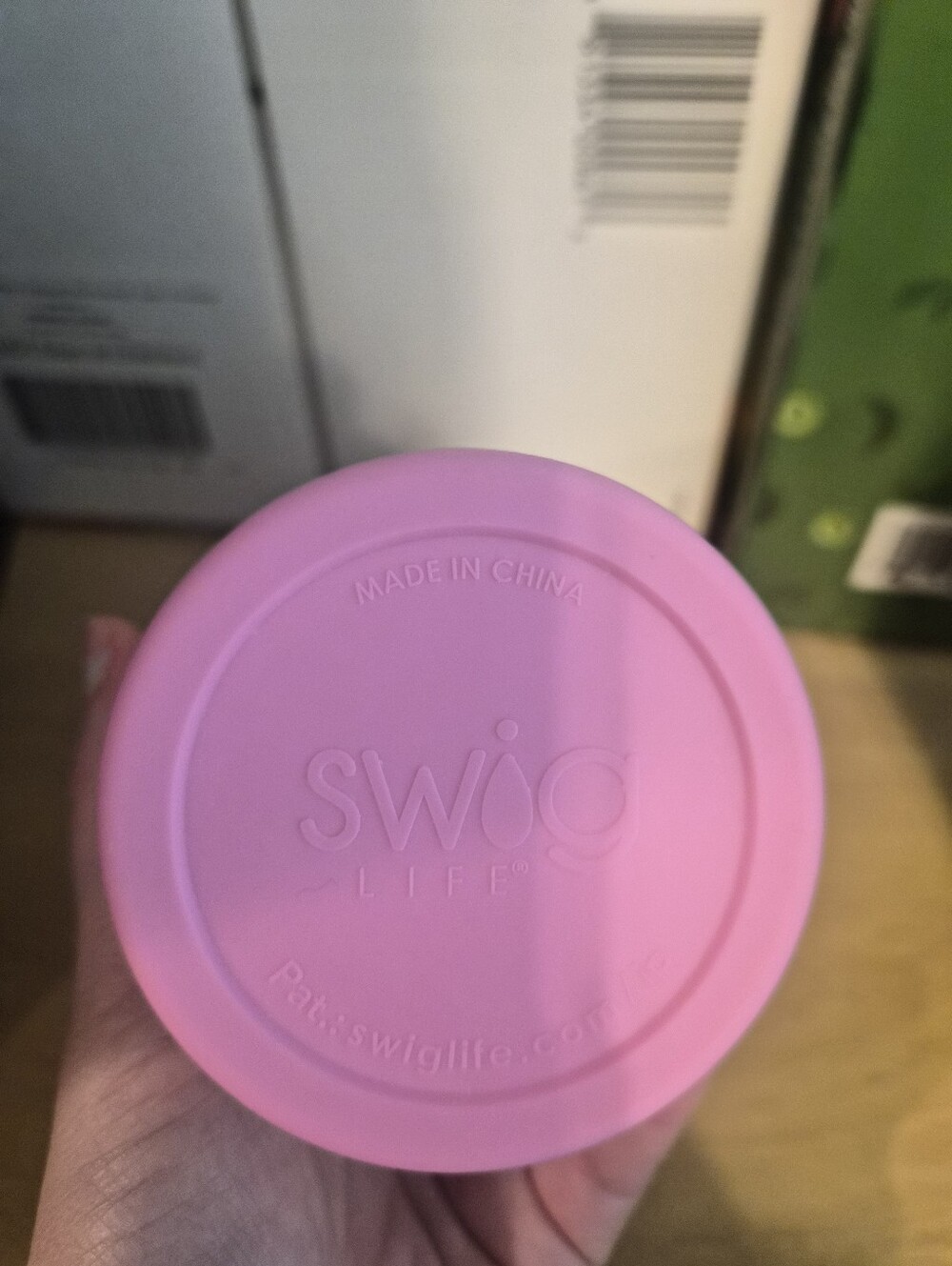 Swig Pink Halloween Spider Travel Tumbler - Picture 2 of 3